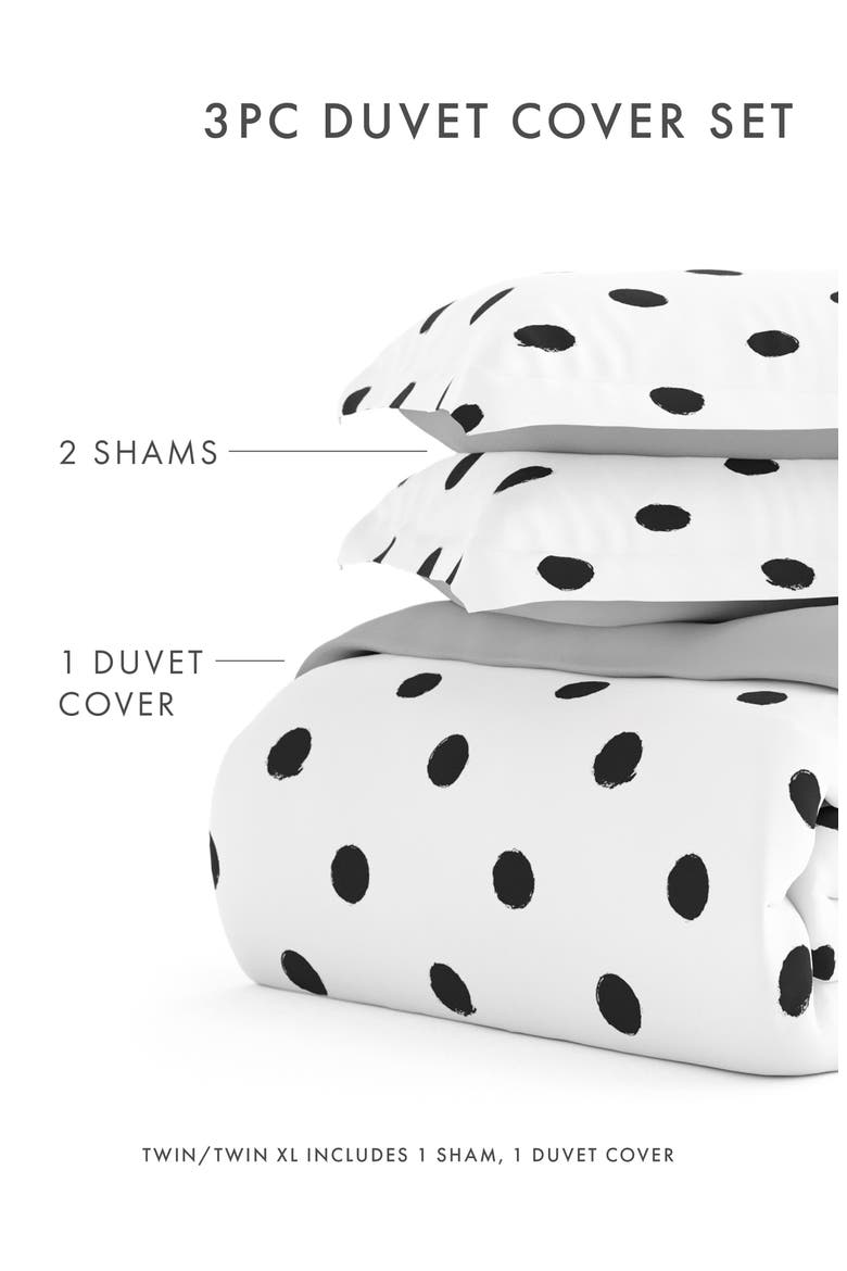 HOME SPUN Home Collection Ultra Premium Duvet Set, Alternate, color, LIGHT GRAY