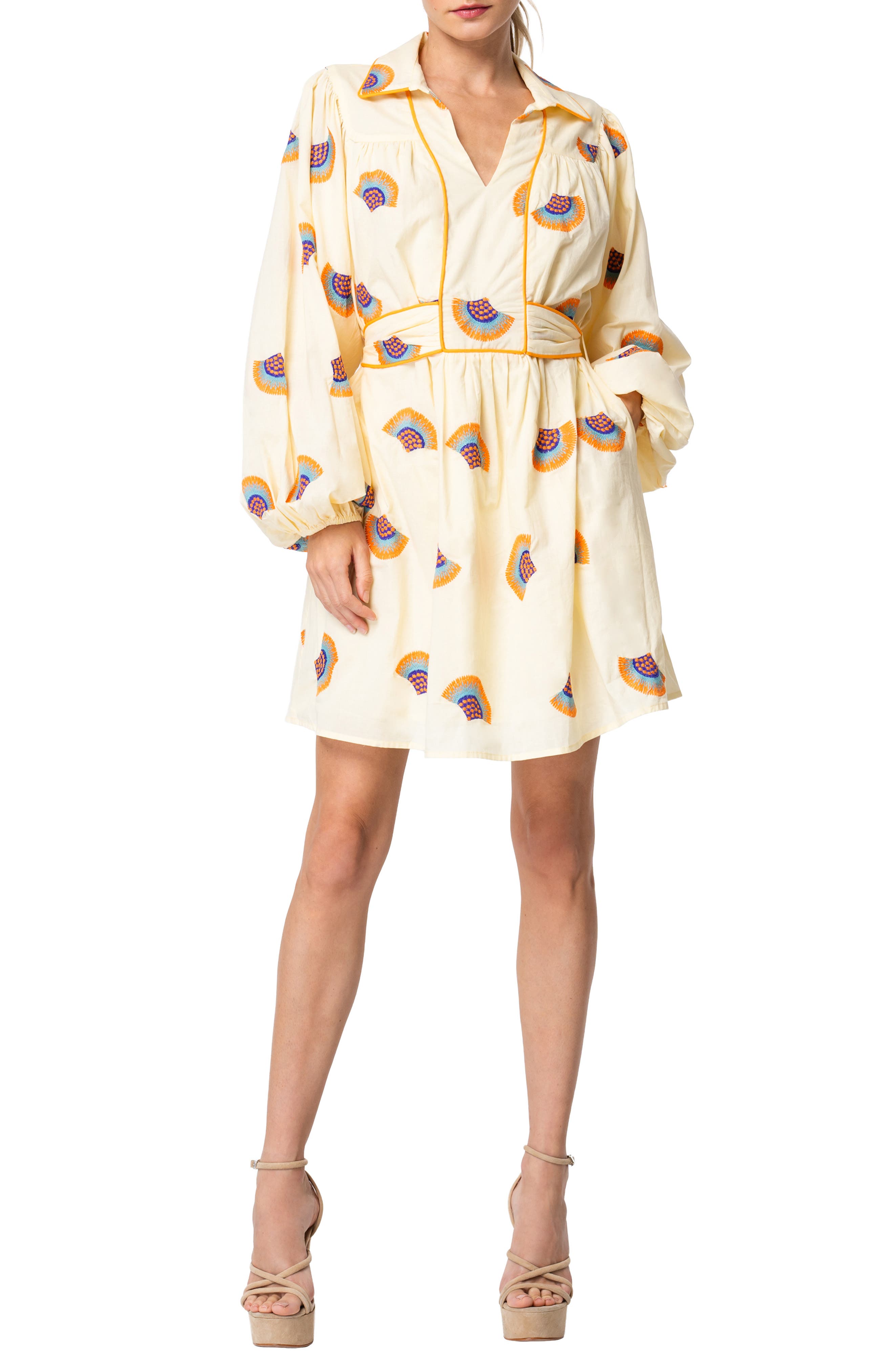 CIEBON Halliday Long Sleeve Minidress