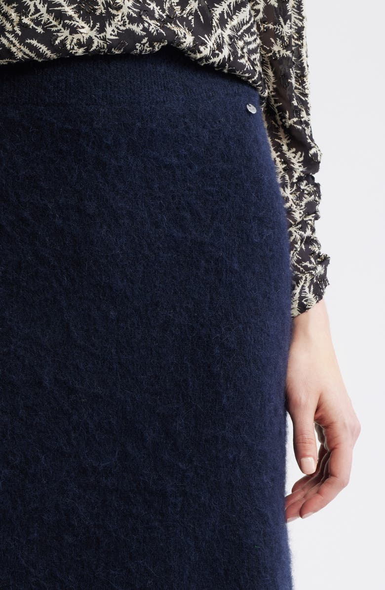 BOSS Orange Fici Maxi Skirt, Alternate, color, Dark Blue