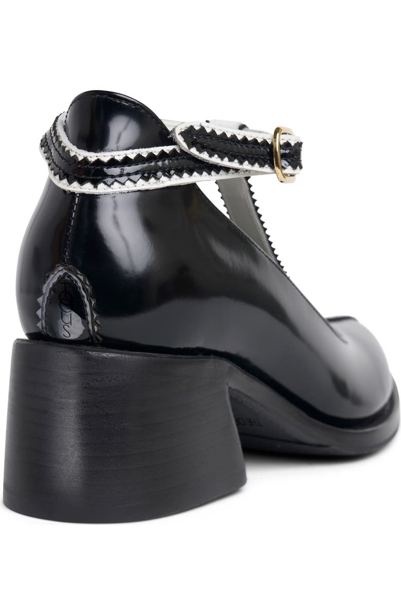 THE OFFICE OF US Miss Beverly T-Strap Pump, Alternate, color, Black/ White