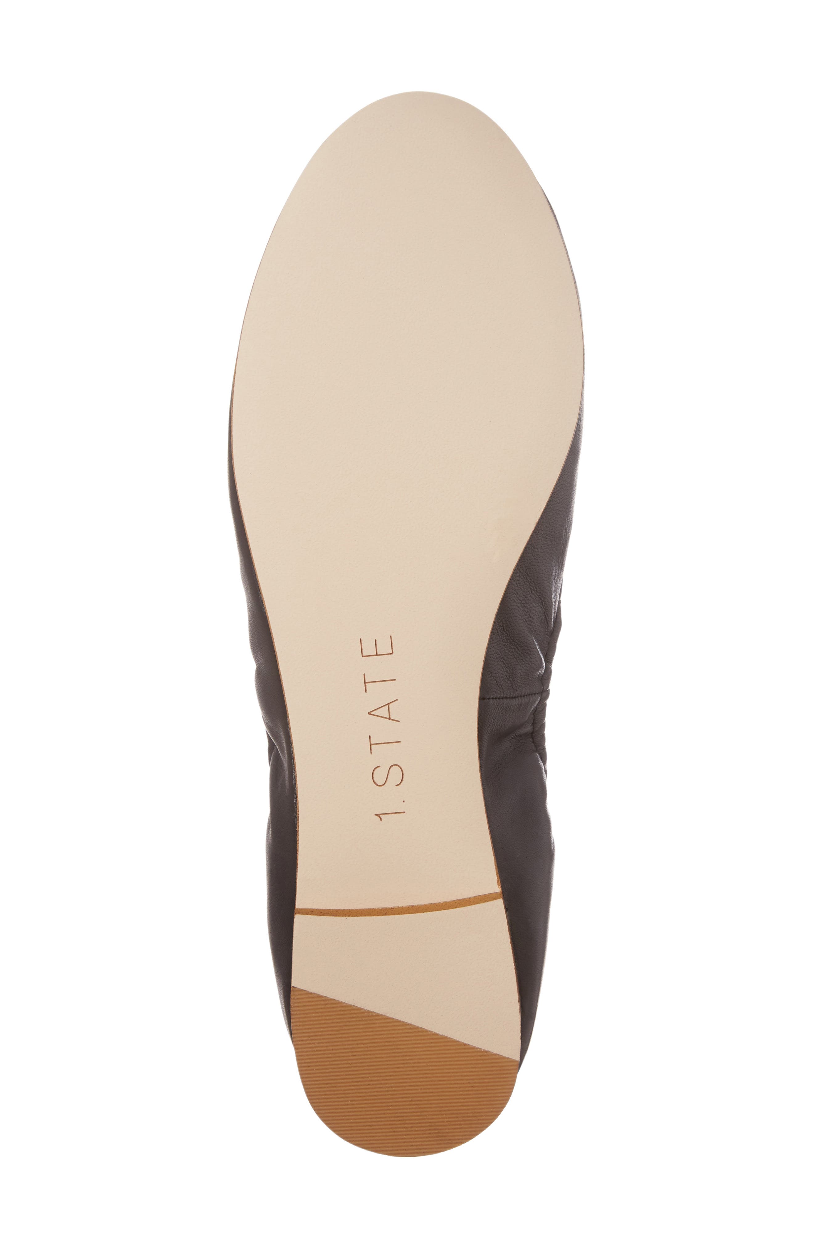 Salen Ballet Flat, Alternate, color, BLACK LEATHER