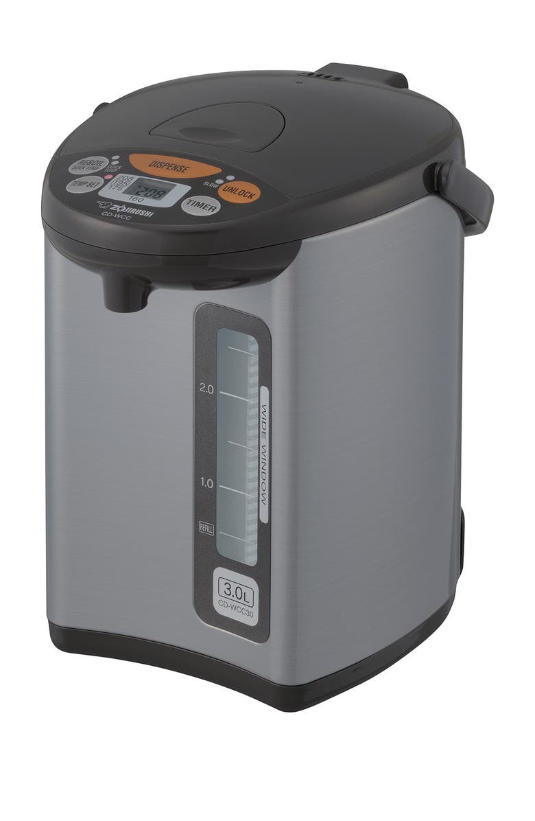 Zojirushi Micom Water Boiler & Warmer, Main, color, Silver Dark Brown
