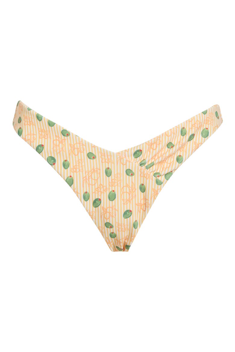 Angel Cheeky Bikini Bottoms, Main, color, OLIVA