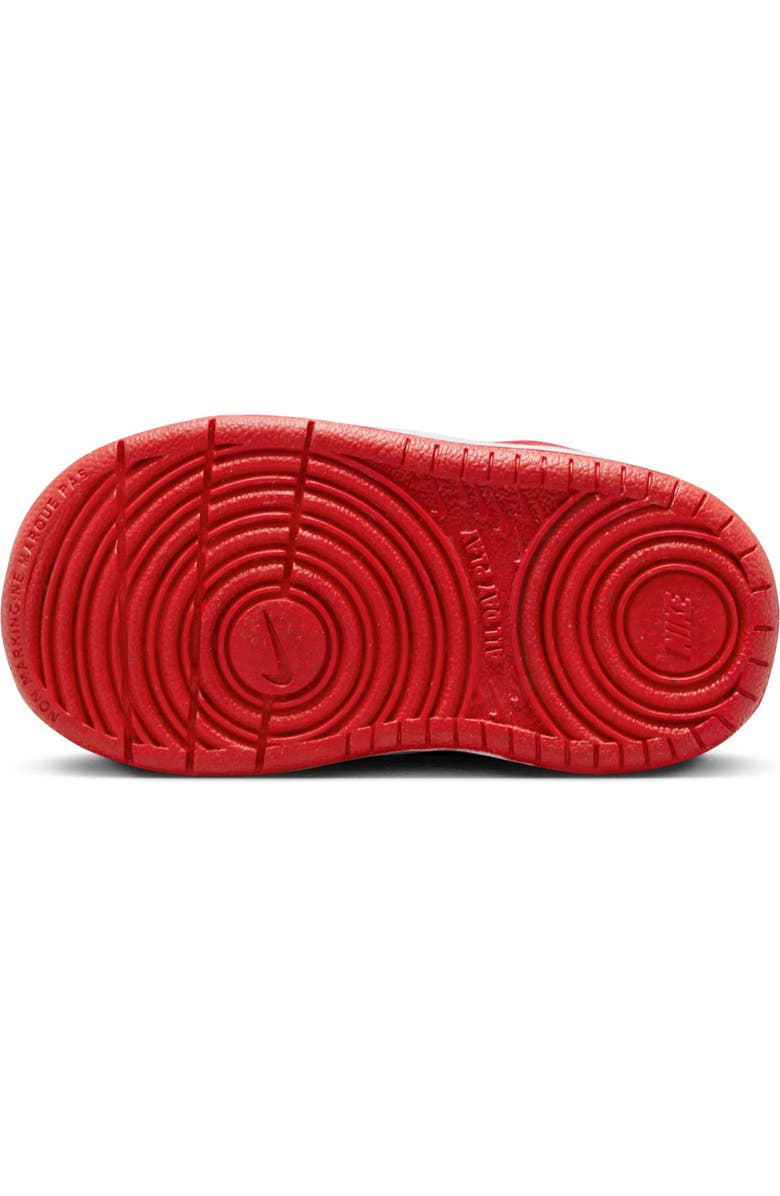 Nike Kids' Court Borough Mid 2 Sneaker, Alternate, color, University Red/ Black/ White