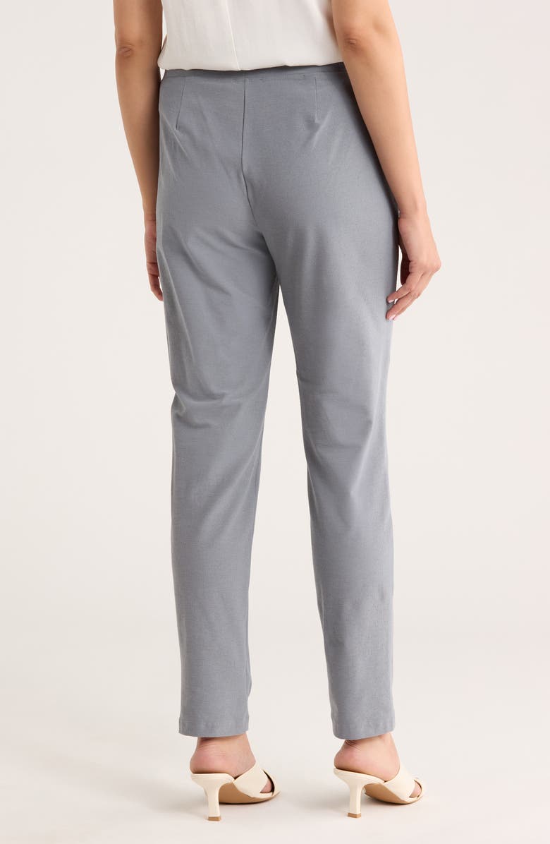 Eileen Fisher Slim Ankle Pants, Alternate, color, Steel