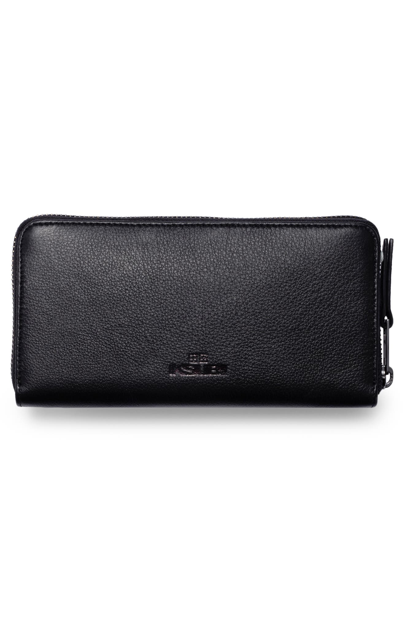 Ksubi Bank Leather Clutch Wallet, Alternate, color, 