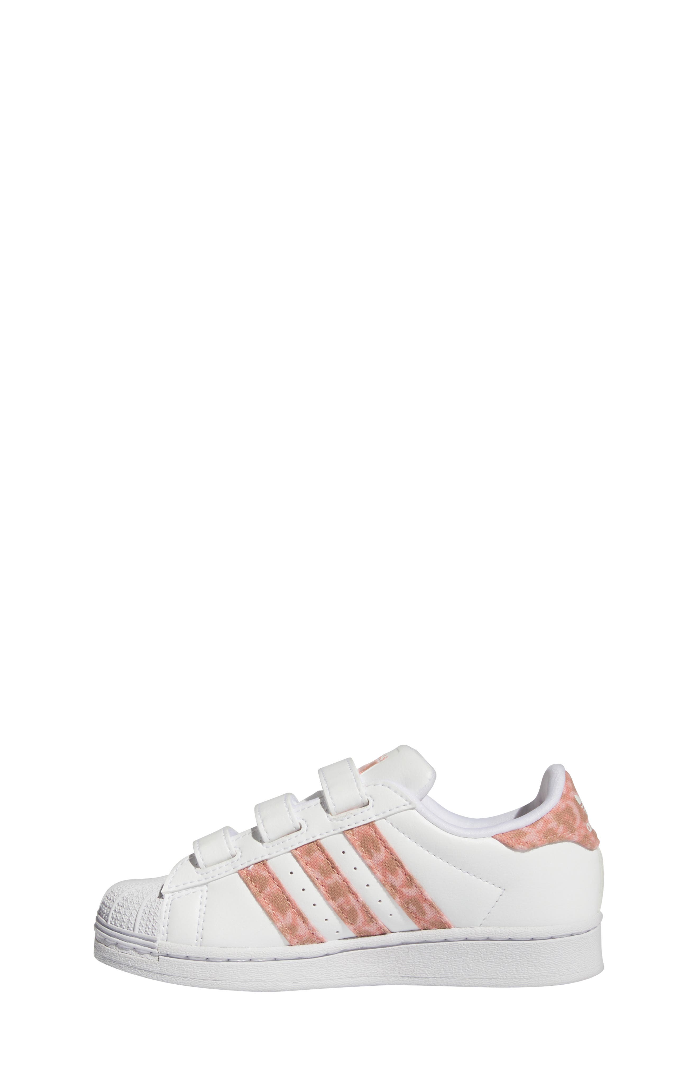 Kids' Superstar Sneaker, Alternate, color, WHITE/ WHITE/ GOLD METALLIC