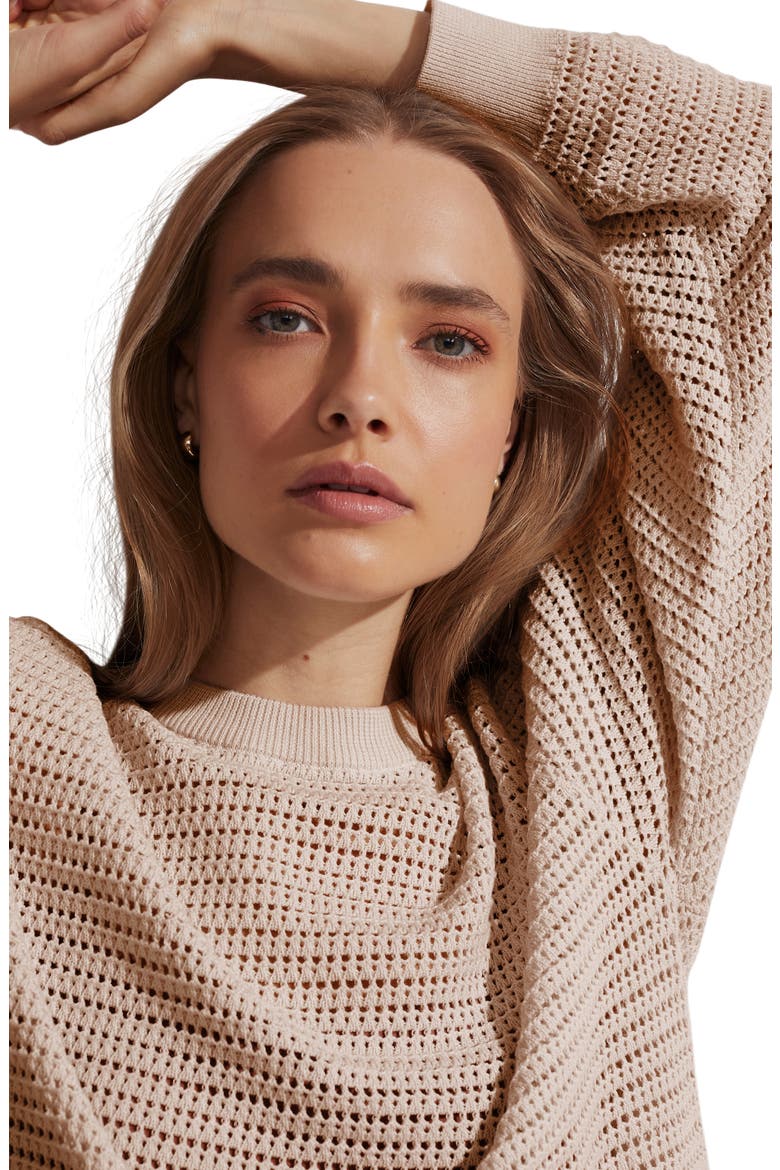 Kershaw Crewneck Sweater, Alternate, color, MOONLIGHT