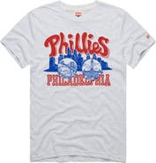 Homage Men's Homage Ash Philadelphia Phillies Tri-Blend Hyperlocal T-Shirt