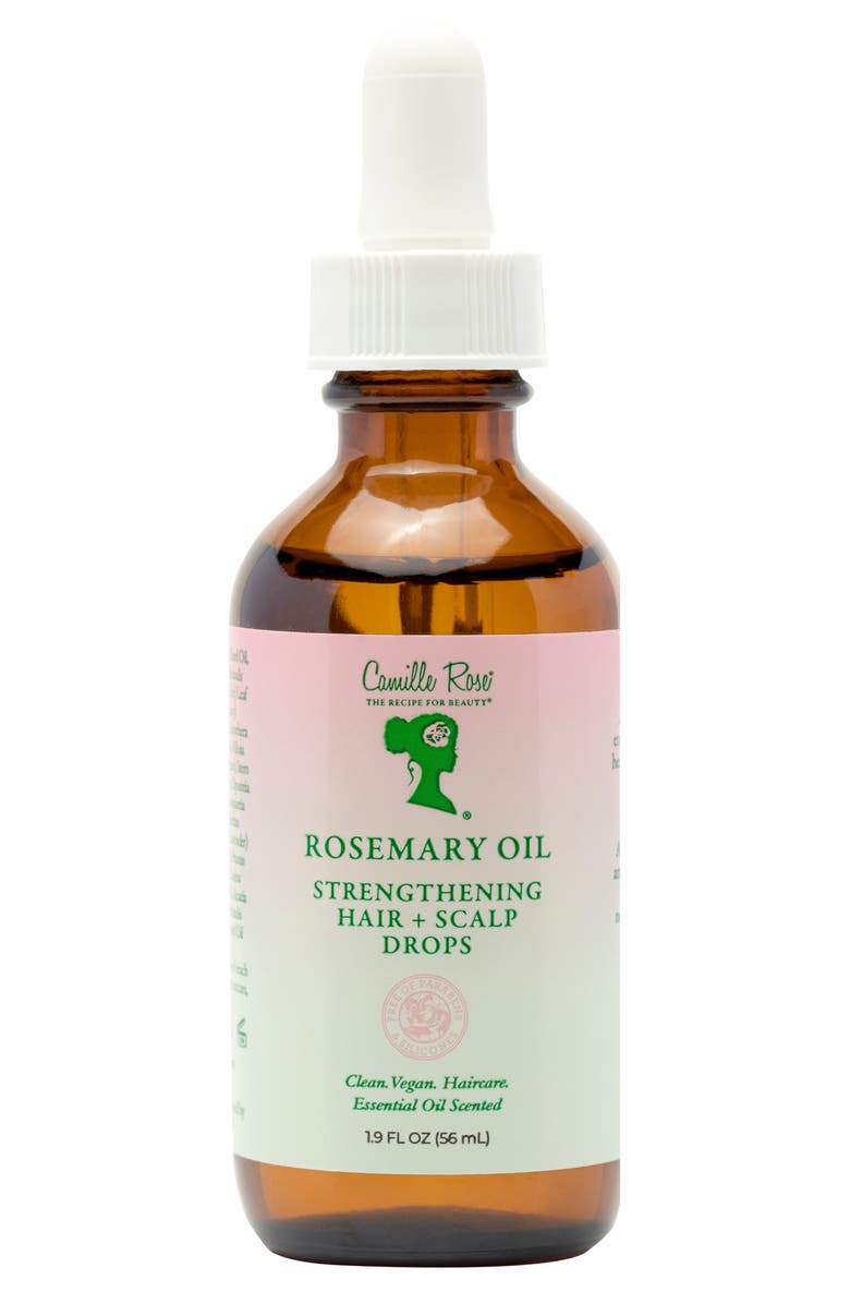 CAMILLE ROSE NATURALS Rosemary Oil Strengthening Hair & Scalp Drops, Main, color,