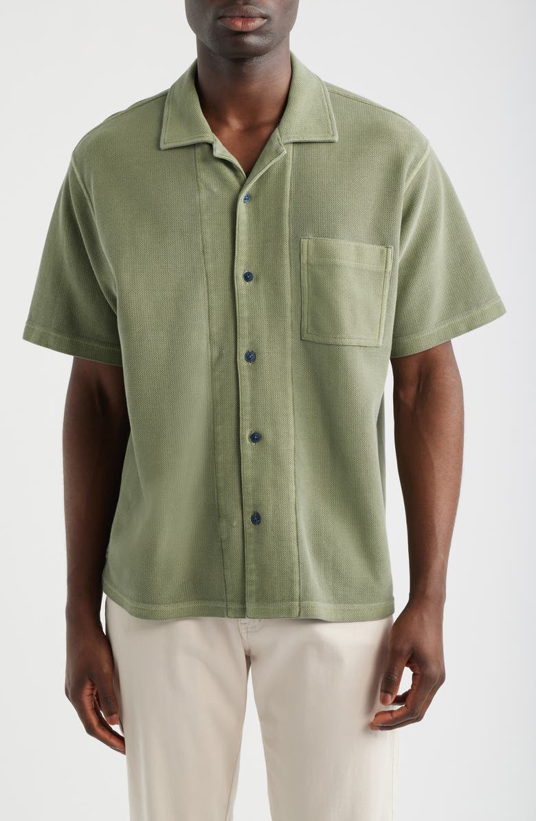 Tommy Bahama Rio Cabana Cotton Camp Shirt, Main, color, Dusty Sage