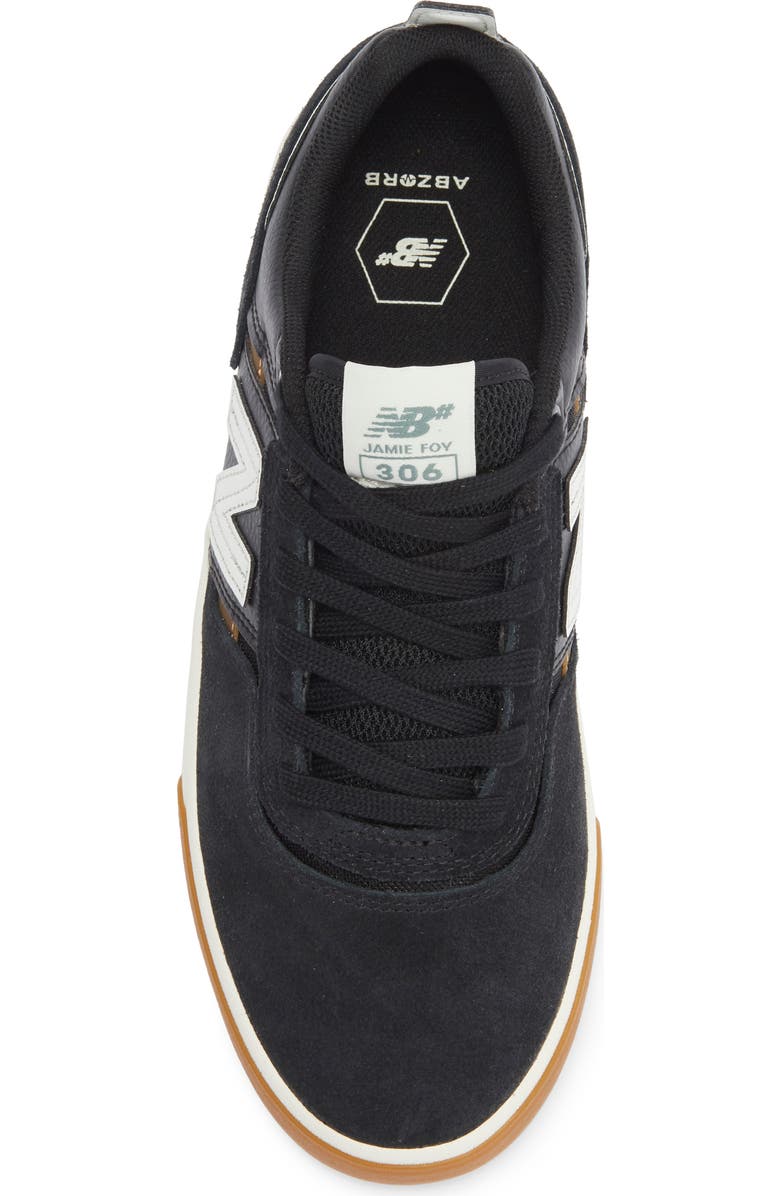 New Balance 306 Skate Sneaker, Alternate, color, Black/ Sea Salt