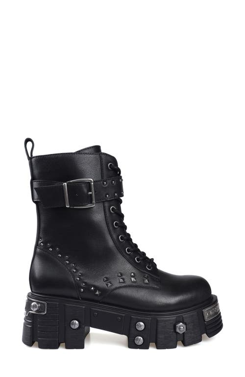 Zigi Monik Stud Lug Sole Combat Boot