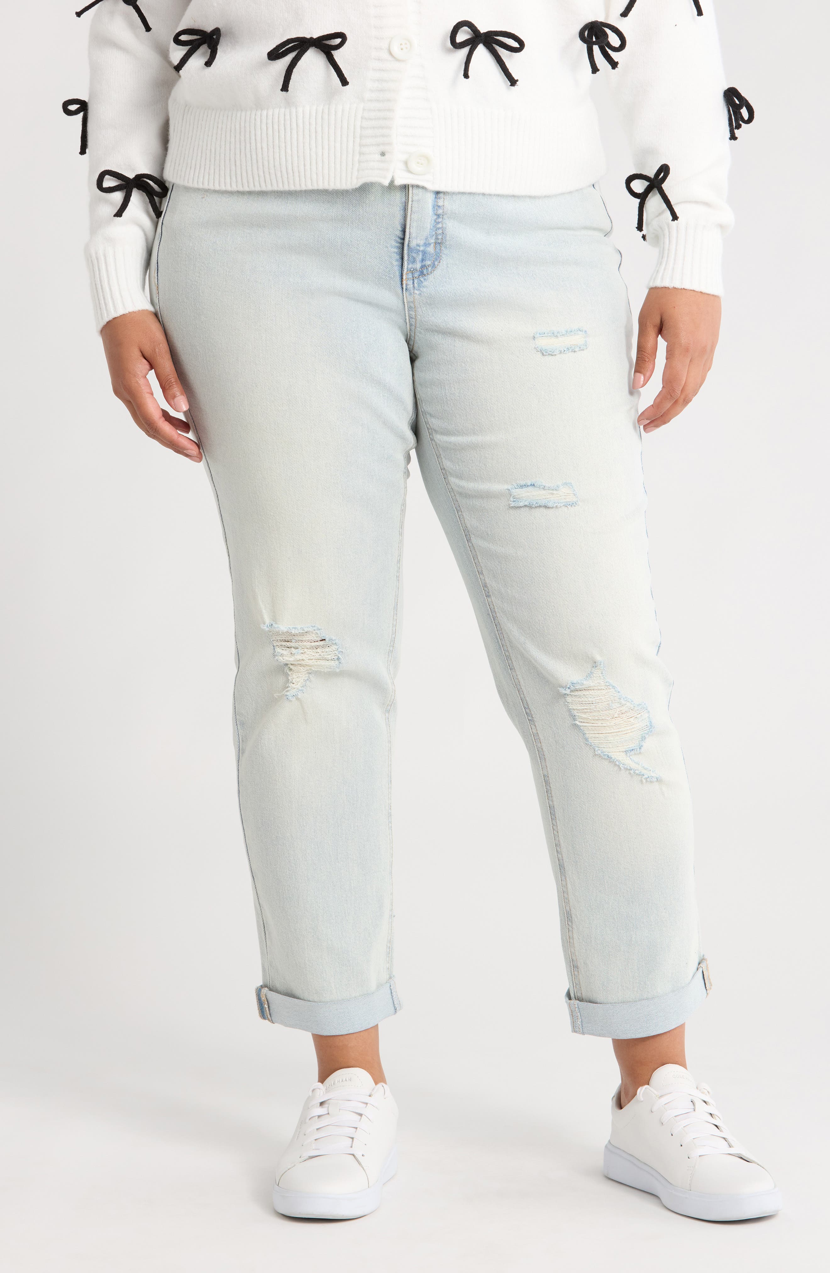 Seven7 Weekend High Waist Slim Straight Leg Jeans