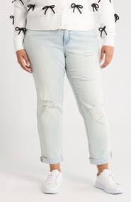 Seven7 Weekend High Waist Slim Straight Leg Jeans