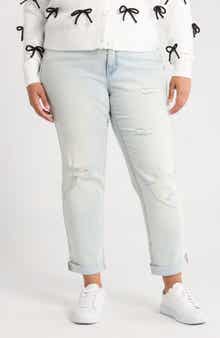 Seven7 Weekend High Waist Slim Straight Leg Jeans