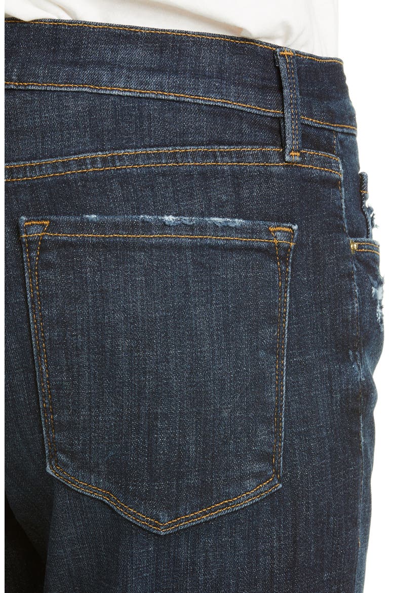 Le Garcon Crop Boyfriend Jeans, Alternate, color, COVANT
