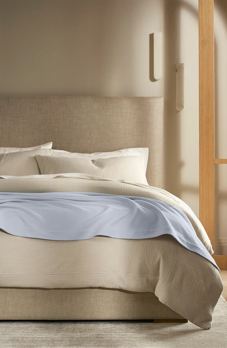 Boll & Branch Dream Organic Cotton Duvet Cover & Shams Set, Alternate, color, Sand