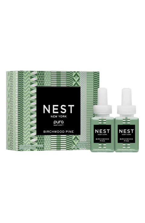 x NEST NEW YORK Birchwood Pine 2-Pack Smart Fragrance Diffuser Refills