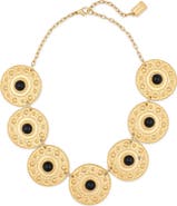 Karine Sultan Baroque Coin Statement Necklace