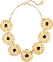 Karine Sultan Baroque Coin Statement Necklace