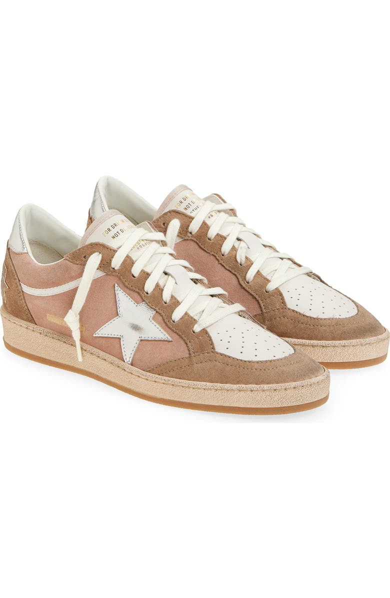 Golden Goose Ball Star Low Top Sneaker, Main, color, Pink/ Warm Beige/ Cream