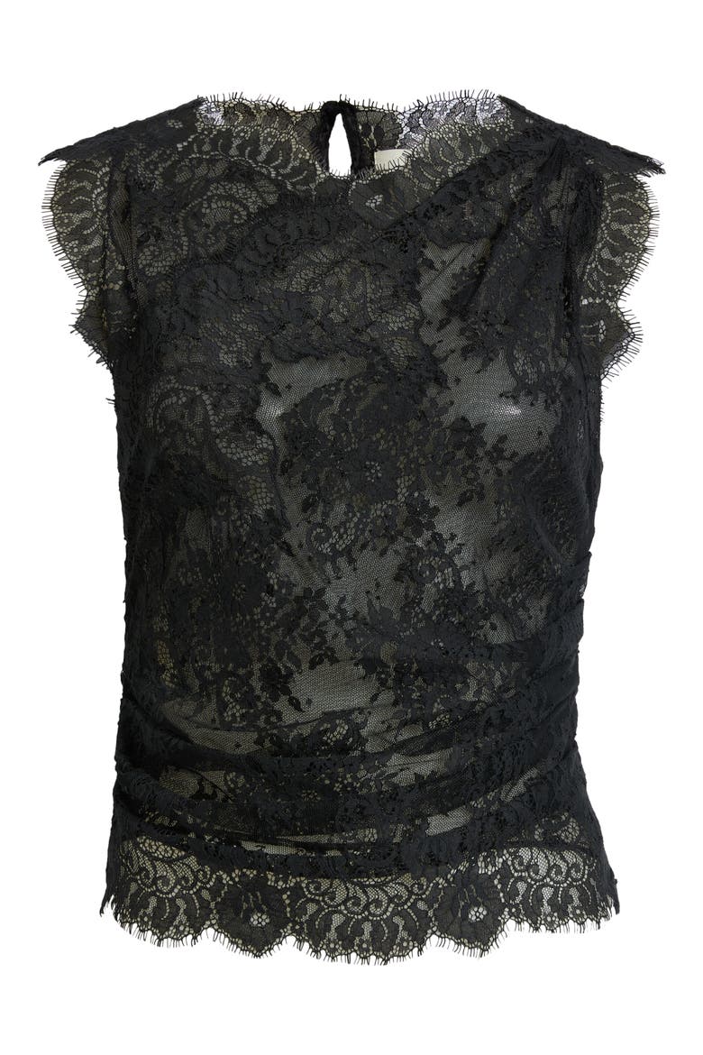 Nailah Lace Top, Alternate, color, BLACK