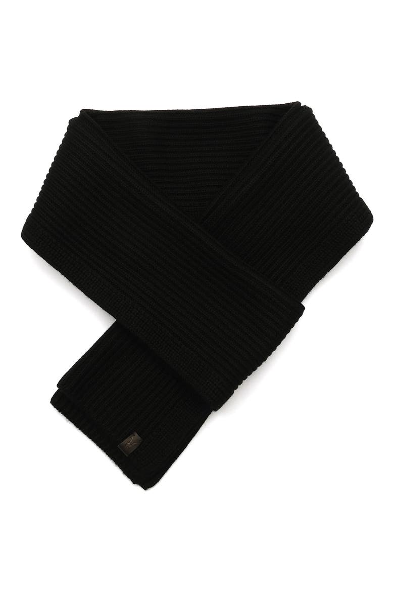 Merino Wool Rib Scarf (Men) | Nordstrom