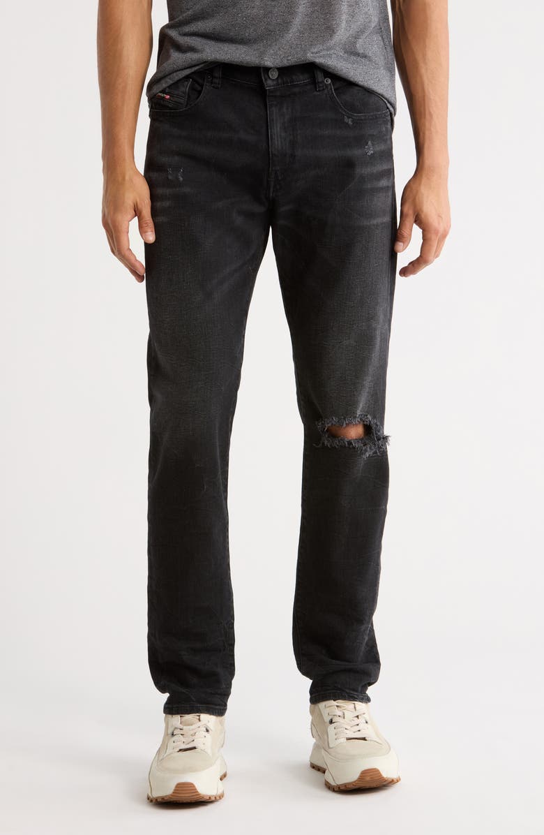 DIESEL<sup>®</sup> 2019 D-Strukt Slim Fit Jeans, Main, color, Black/ Denim
