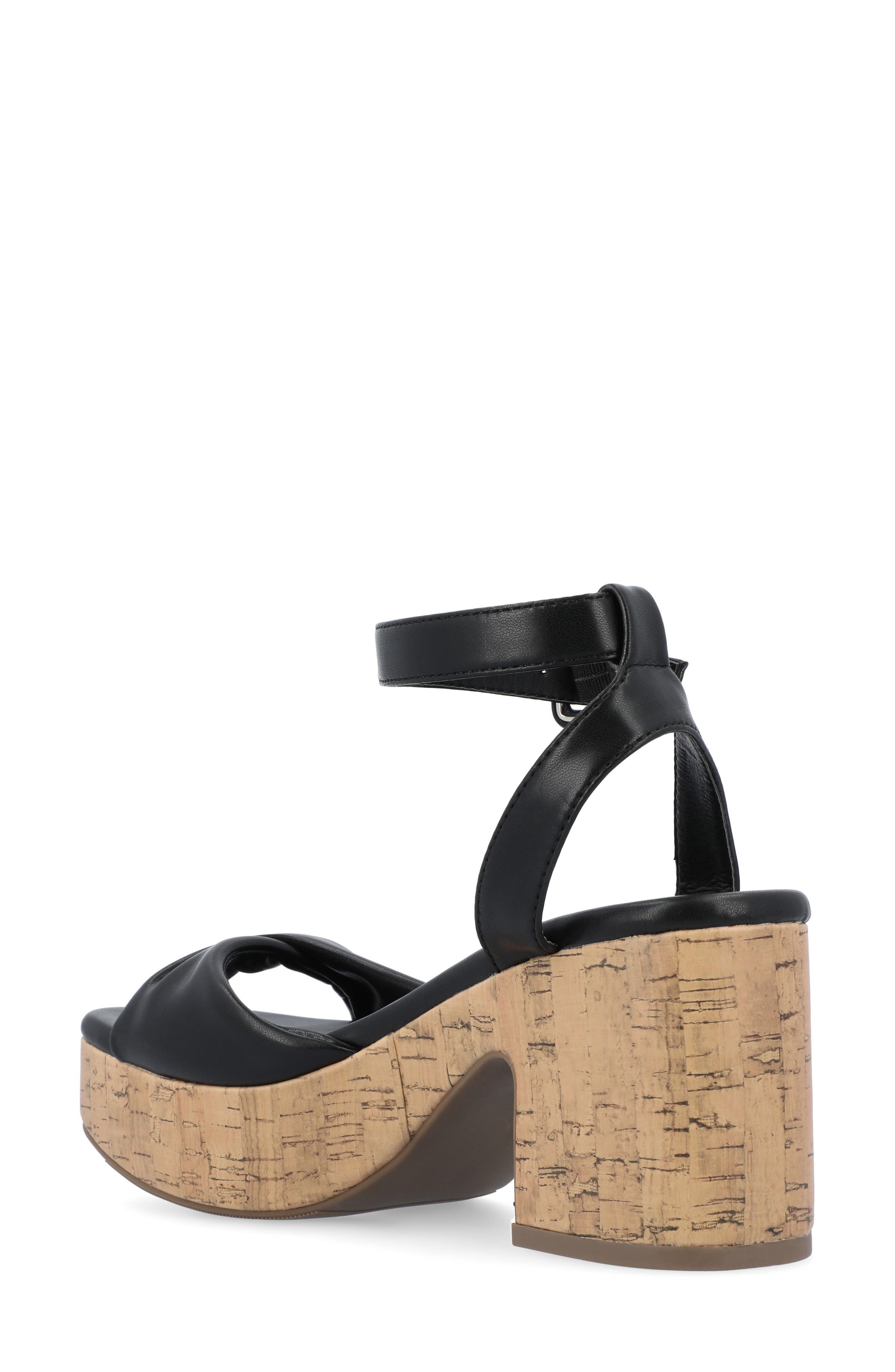 Eianna Sandal, Alternate, color, BLACK