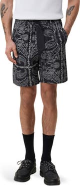 Les Deux Paisley Organic Cotton Shorts