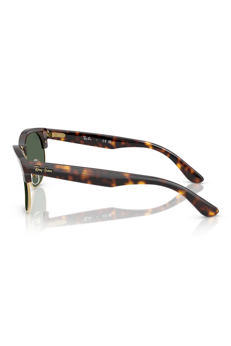 47mm Polarized Square Sunglasses, Alternate, color, HAVANA