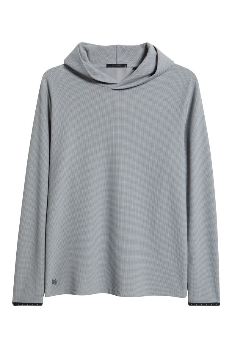 Traverse Waffle Hoodie, Alternate, color, PACIFIC FOG