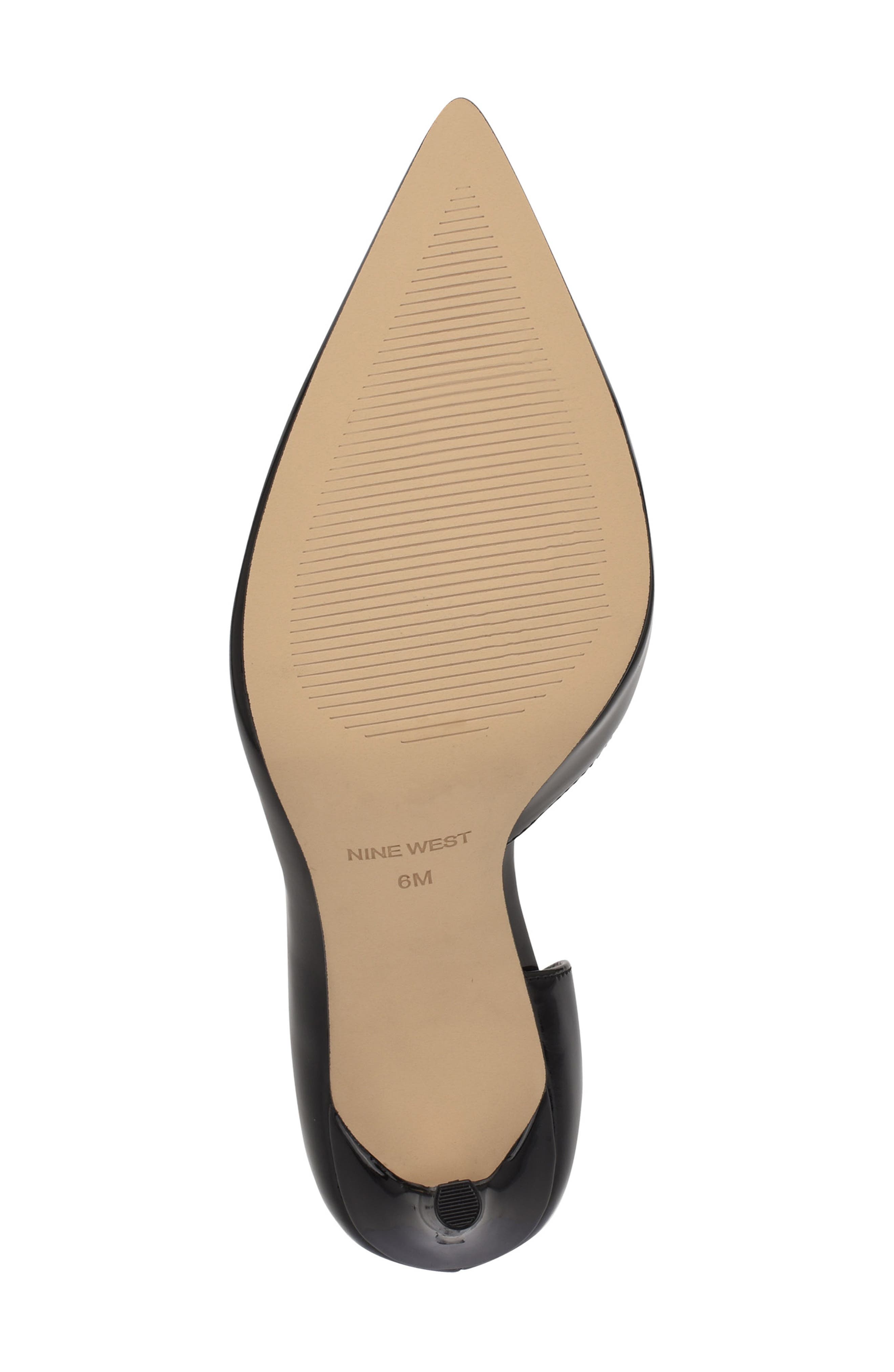 Nine West Folowe Half d'Orsay Pump, Alternate, color, Black Patent