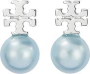 Tory Burch Faux Pearl Stud Earrings