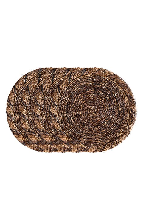 Rustic Rope Chargers Set of 4