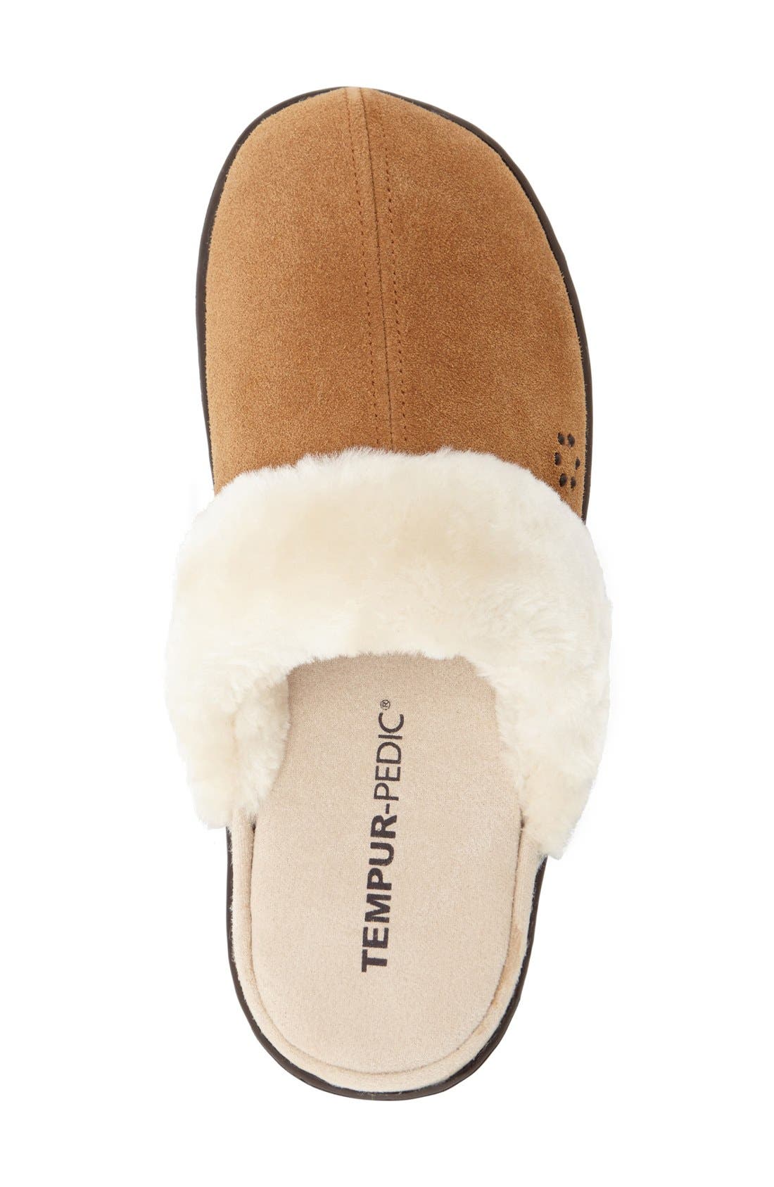 Kensley Slipper, Alternate, color, HASH BROWN SUEDE