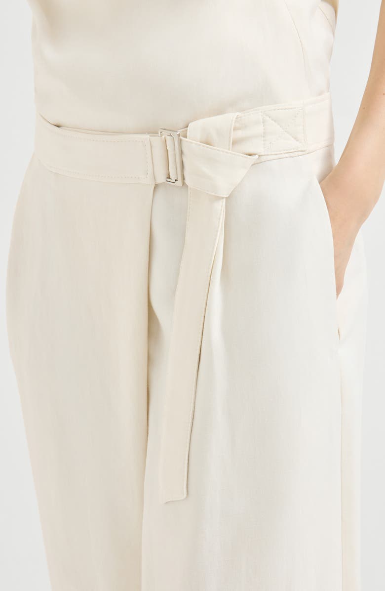 Brunello Cucinelli Sartorial wrap trousers, Alternate, color, Ivory