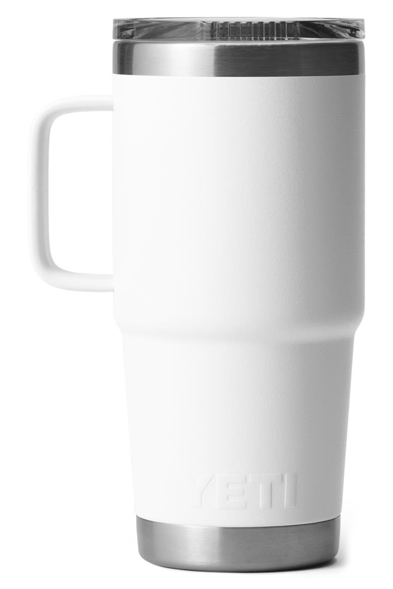 Rambler 20-Ounce Travel Mug, Alternate, color, WHITE