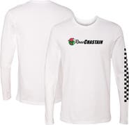 CHECKERED FLAG Men's Checkered Flag Sports White Ross Chastain Melon Man Long Sleeve T-Shirt