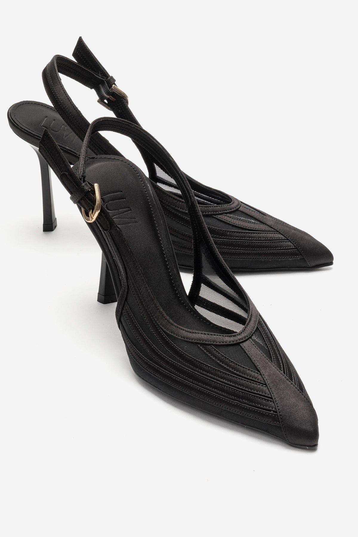 Prologue Shoes Safira Stiletto Pump, Alternate, color, Black