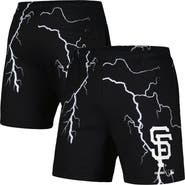 PLEASURES Men's PLEASURES  Black San Francisco Giants Lightning Shorts