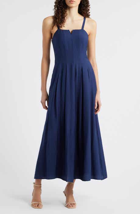 Carisa Sleeveless Flare Maxi Dress