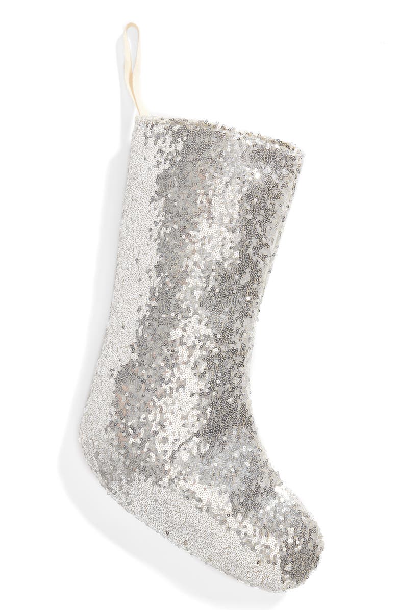 Levtex Sequin Stocking, Main, color, 