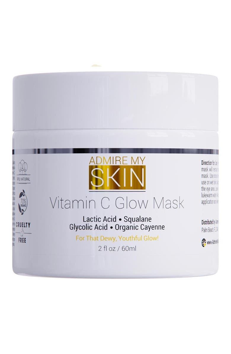 Admire My Skin Vitamin C Glow Mask, Alternate, color, Clear