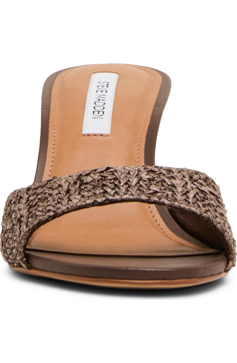 Steve Madden Kahlea Raffia Sandal, Alternate, color, Brown Raffia