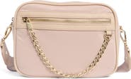Madden Girl Woven Camera Crossbody Bag