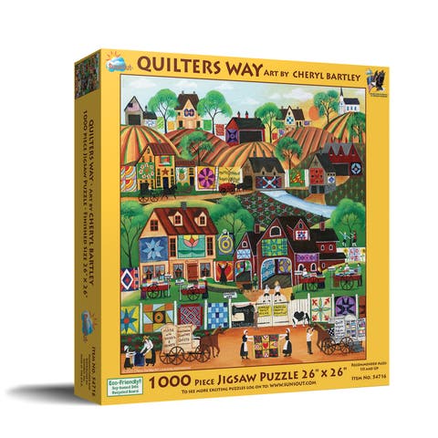 Quilter's Way 1000 piece Jigsaw Puzzle for Adults