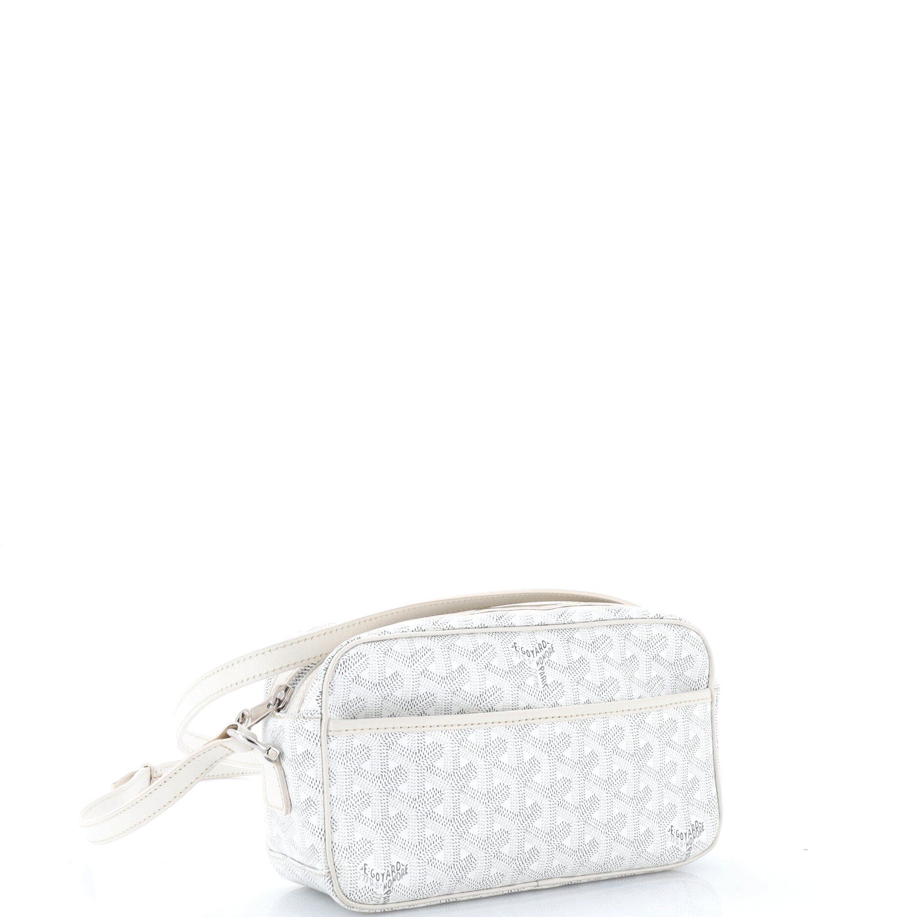 Cap Vert Bag Coated Canvas, Alternate, color, White