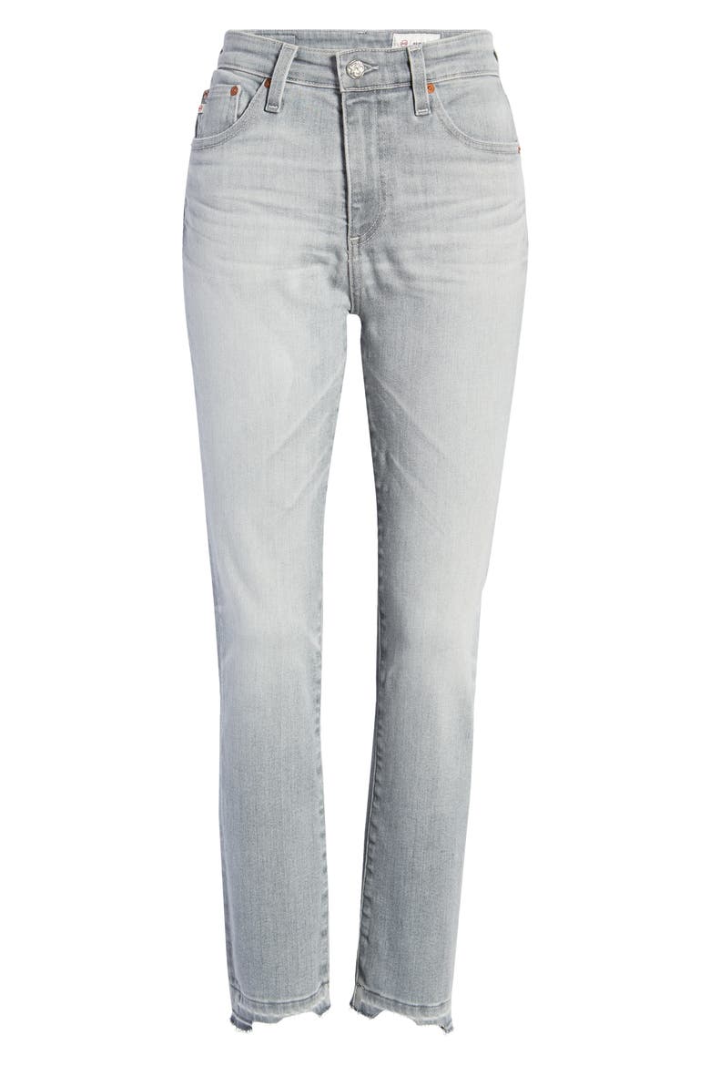 Mari Chew Hem Ankle Straight Leg Jeans, Alternate, color, 20 YEARS HIDDEN